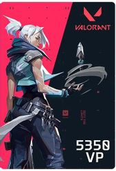 Пополнение игровой валюты RIOT GAMES Valorant: 5350 VP, регион: Россия, Весь мир