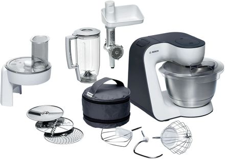 Кухонная машина Bosch MUM50131, белый / черный
