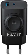 Изображение товара Сетевое зарядное устройство HAVIT UC132 USB-A USB-C 20Вт 3А черное