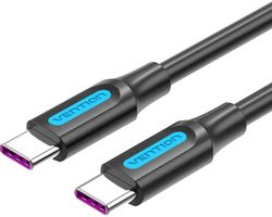Изображение товара Кабель VENTION COTBF, USB Type-C (m) (прямой) - USB Type-C (m) (прямой), круглое, 1м, пакет, черный Изображение товара Кабель VENTION COTBF, USB Type-C (m) (прямой) - USB Type-C (m) (прямой), круглое, 1м, пакет, черный