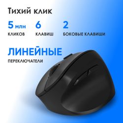 Мышь беспроводная Oklick 688MW ERGO, черный