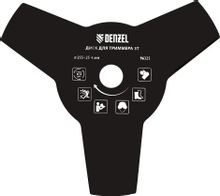 Изображение товара Сменный нож DENZEL 96325 для садовых триммеров длиной 255мм