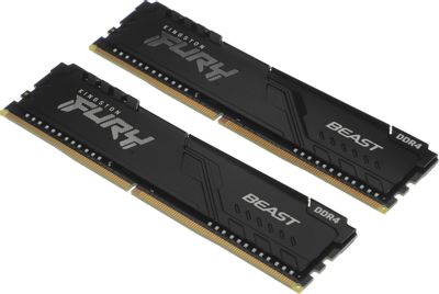 Оперативная память Kingston Fury Beast Black KF432C16BBK2/8 DDR4