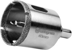 Коронка MONOGRAM 086-549, по кафелю/керамограниту/стеклу, 40мм, трехгранный