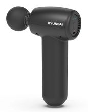Изображение товара Перкуссионный массажер Hyundai H-MG897 с 5 режимами и 7 насадками черный