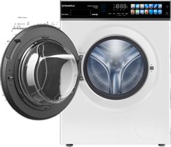Стиральная машина MAUNFELD MFWD12107ISTWH06, 10кг, с паром, с сушкой, инверторная