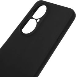 Чехол (клип-кейс) BORASCO Silicone Case, для Huawei Nova Y73, черный