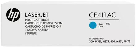 Картридж HP CE411AC, голубой / CE411AC