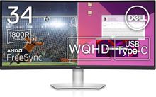 Изображение товара 34-дюймовый изогнутый монитор Dell S3423DWC с VA матрицей и высоким разрешением