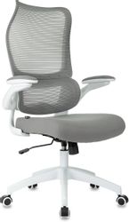 Кресло Бюрократ Sigma WH 1, сетка/ткань, до 120кг,  серый