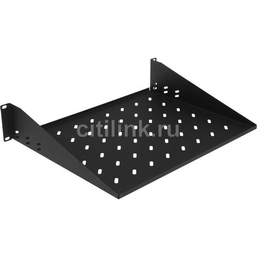 Полка стационарная ITK RS05-350P-R, 2, 19", черный, (в упаковке: 1шт)