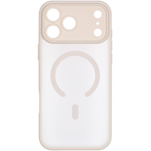 Чехол (клип-кейс) ZIBELINO Matte Shield, для Apple iPhone 17 Pro Max, противоударный, молочный [zms-apl-17-pro-max-msd-mlk]