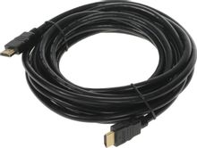 Изображение товара BURO HDMI 2. 0 кабель 5 м HDMI(m)-HDMI(m), 4K@60Hz, позолоченные контакты, черный