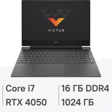 Изображение товара Игровой ноутбук HP Victus 15-fa1087ci 15.6 IPS i7 RTX 4050 16ГБ SSD FreeDOS