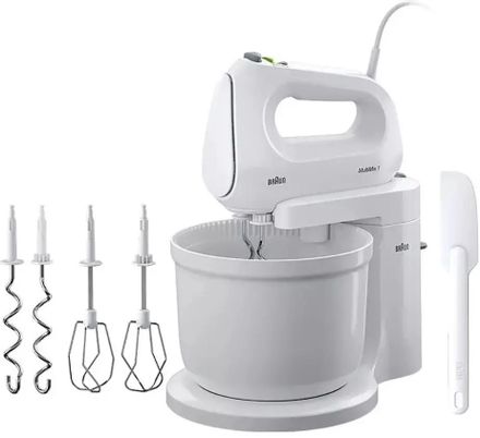 Миксер Braun HM1070WH, ручной,  белый [0x22211023]