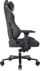 Кресло игровое KNIGHT Руна (Runa), экокожа, до 150кг, черный