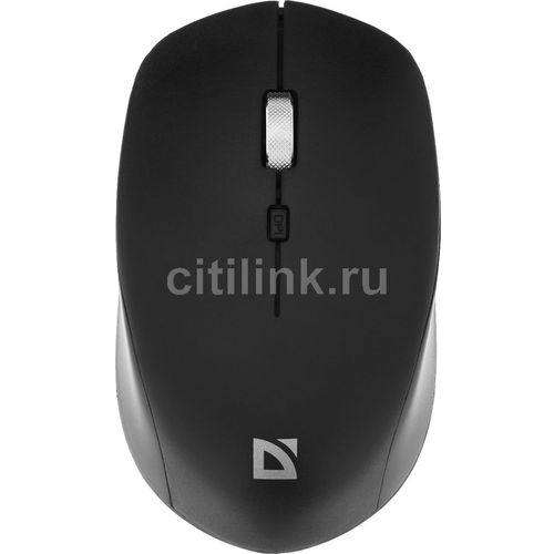 Мышь беспроводная Defender Velvet, Bluetooth/Радио, оптическая, USB, 1600dpi, черный [52406]