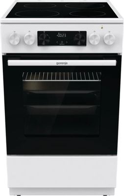 Электрическая плита Gorenje GEC5C42WG, стеклокерамика, без крышки ...