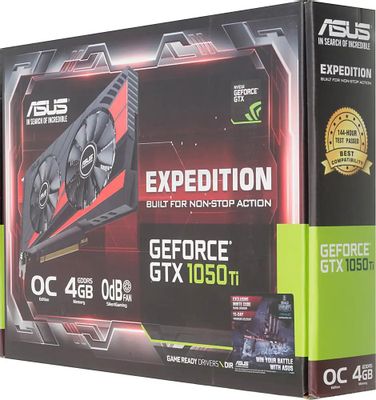 ASUS NVIDIA GeForce GTX 1050TI EX GTX1050TI O4G 4 GDDR5 OC Ret 410531