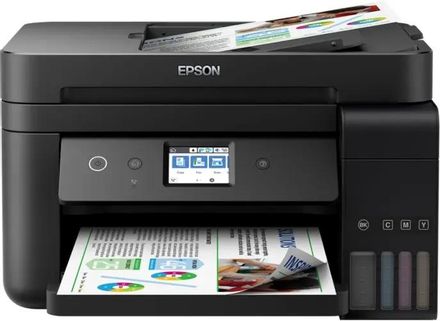 МФУ струйное Epson L6290 цветная печать, A4, с СНПЧ, черный [c11cj60405/505/408/507]
