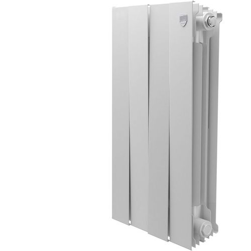 Радиатор биметаллический ROYAL THERMO PianoForte 500, 4 секций, боковое подключение, белый