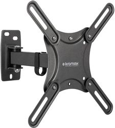 Изображение товара Кронштейн для телевизора Kromax CORBEL-4, 15-42", настенный, поворот и наклон,  черный [90464]