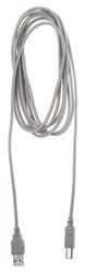 Кабель USB2.0 Buro USB A(m) -  USB B(m),  серый