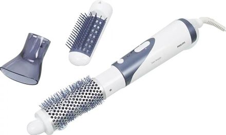 Фен-щетка Philips HP8650, 650Вт, серебристый