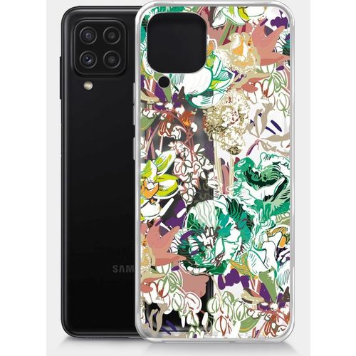 Чехол (клип-кейс) BORASCO ArtWorks, для Samsung Galaxy A22/M22, прозрачный/рисунок [51411]
