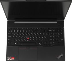 Ноутбук Lenovo ThinkPad E16 Gen 2, 16", IPS, AMD Ryzen 5 7535HS, 6-ядерный, 16ГБ DDR5, 512ГБ SSD, AMD Radeon 660M, черный