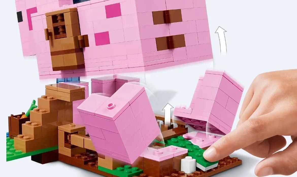 Конструктор Lego Minecraft Дом-свинья, 21170 – купить в Ситилинк | 1471171