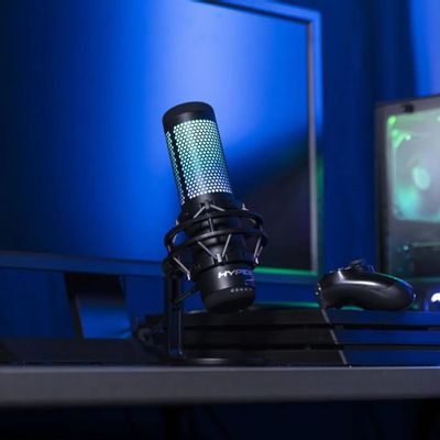 Характеристики Микрофон HYPERX QuadCast S, черный [hmiq1s-xx-rg/g]  (1430003) смотреть в СИТИЛИНК