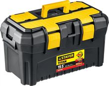 Изображение товара Ящик для инструментов Stayer 38016-19 черный пластик с отделками