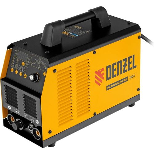 Сварочный аппарат DENZEL ITIG-200 DС Pulse Cold Weld, инвертор [94329]