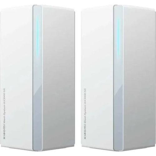 Бесшовный Mesh роутер Xiaomi AX3000, Wi-Fi 6, AX3000, 2.4/5ГГц, 1 LAN, белый, 2 шт. в комплекте [dvb4464gl]