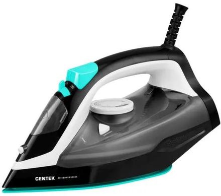 Утюг CENTEK CT-2314, с паровым ударом, 2800Вт, с автоотключением, черный