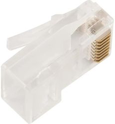Коннектор LanMaster LAN-EZ45-8P8C/U6-100 UTP кат.6 RJ45 прозрачный (упак.: 100шт)