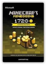 Изображение товара Пополнение игровой валюты Microsoft Minecraft Minecoins Pack 1720 Coins RU