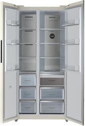 Холодильник двухкамерный TESLER RSD-537Bi Side by Side, инверторный
