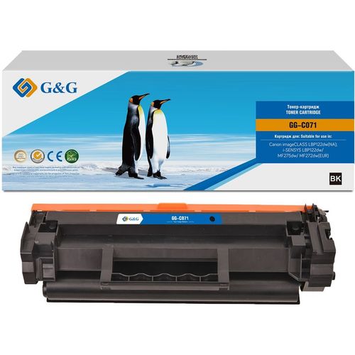 Картридж G&G GG-C071, 071, черный / GG-C071