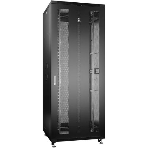 Шкаф серверный CABEUS ND-05C-42U80/100-BK напольный, перфорированная передняя дверь, 42U, 800x2055x1000 мм