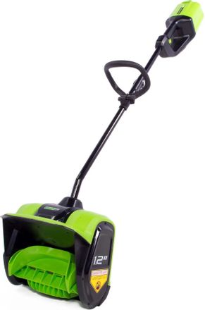 Снегоуборщик GREENWORKS 2602607, аккумуляторный, без АКБ, без ЗУ