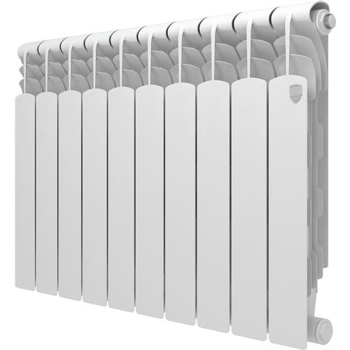 Радиатор биметаллический ROYAL THERMO Revolution B 500, 10 секций, боковое подключение, белый