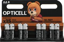 Изображение товара AA Батарейка OPTICELL Basic LR6,  8 шт.