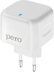 Сетевое зарядное устройство PERO TC10, белый