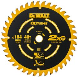 Пильный диск DeWALT DT1668-QZ, 184мм, по дереву