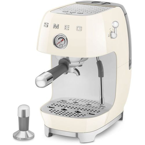 Кофемашина автоматическая SMEG Стиль 50-х гг. ECF03CREU, 15Бар, с ручным капучинатором, / — фото 1