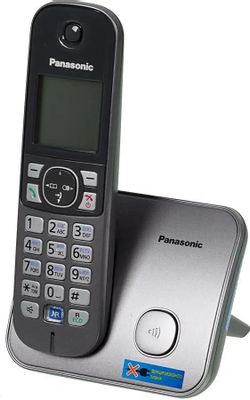 Обзор Товара Радиотелефон Panasonic KX-TG6811RUM, Серый Металлик.