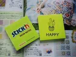 Блок самоклеящийся бумажный STICK`N 21167, 76x76, 100 л, зеленый