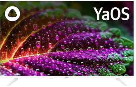 43" Телевизор BBK 43LEX-8241/UTS2C (W) 4K Ultra HD, СМАРТ ТВ, YaOS, белый